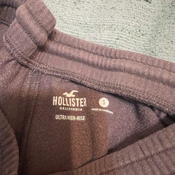 Hollister Dark Gray High-Rise Cargo Sweatpants - Picture 5 of 6